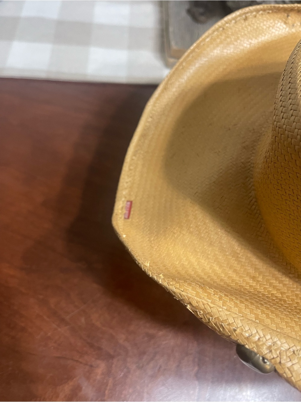 Bullhide No Mercy Panama Straw Western Hat Leather Cross - Picture 6 of 12